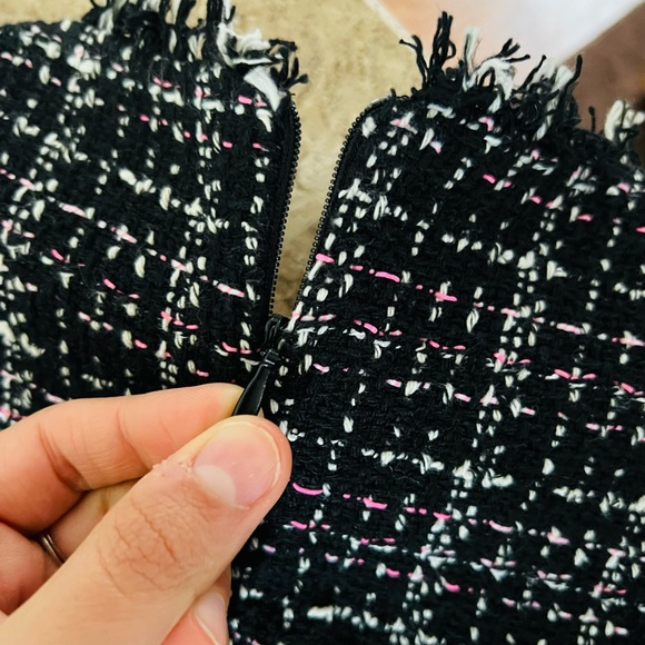 NWOT Zara Tweed Pinafore Jumpsuit Romper Blogger/ Influencer Must Have! Size L - Picture 13 of 14